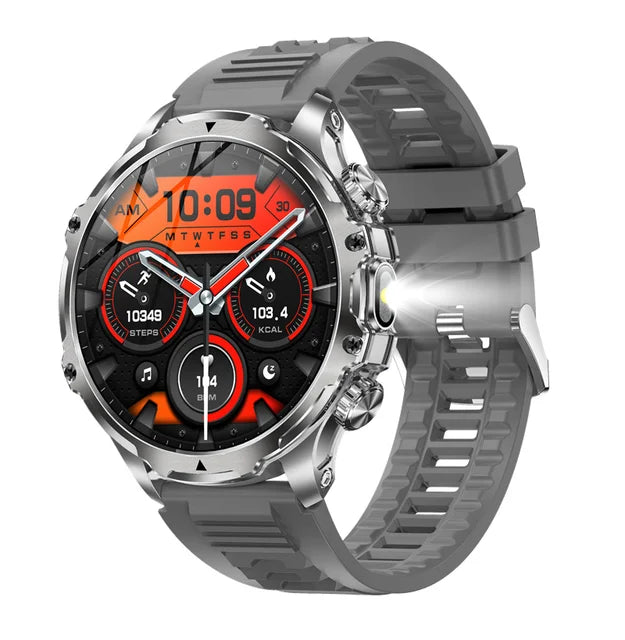 AK75 Smart Watch Flashlight Outdoor Sports Fitness Tracker