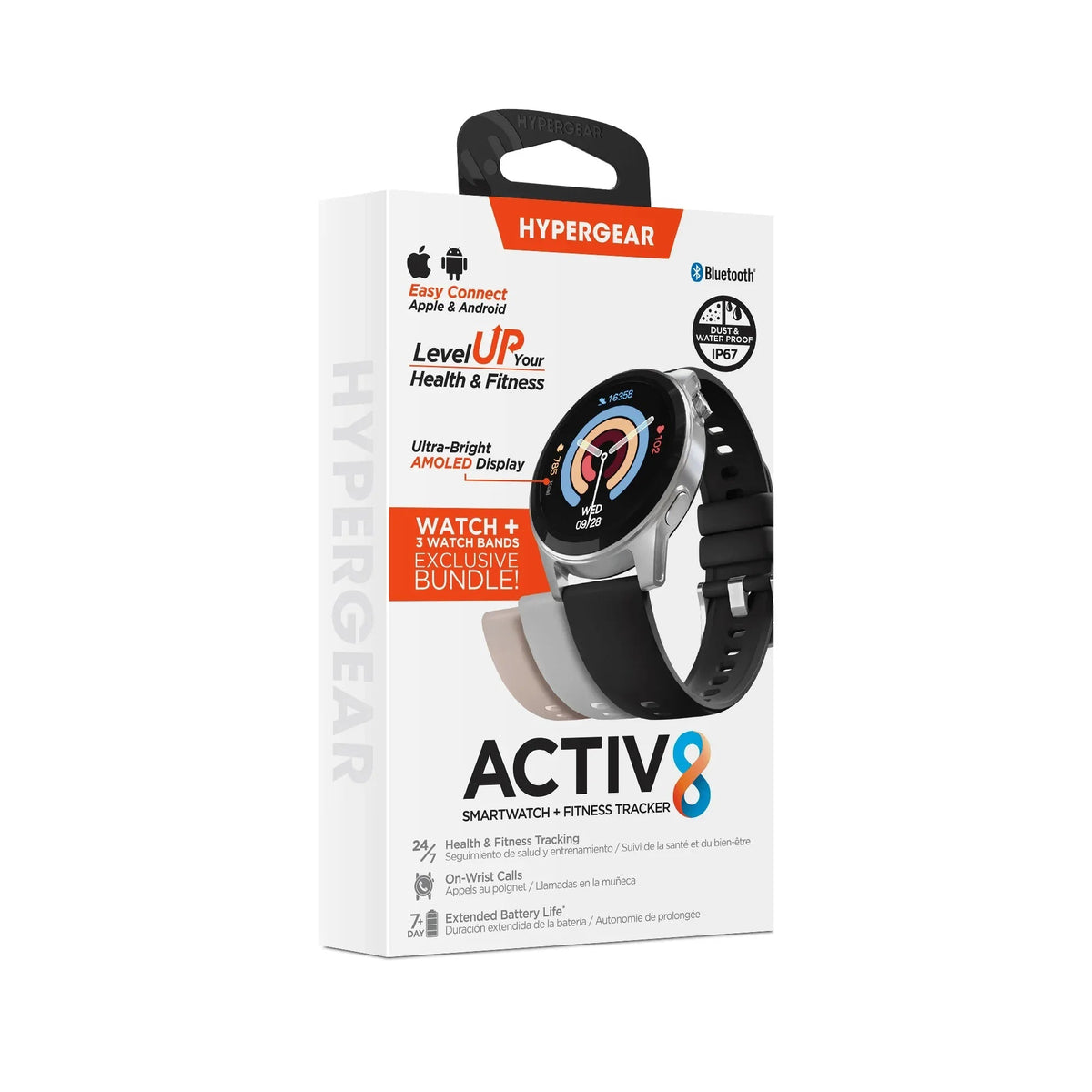 SmartWatch Fitness Tracker Activity Health Monitoring Wearable