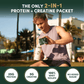 2 in 1 Whey Protein Isolate Creatine Travel Packets