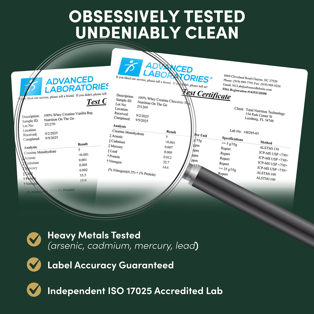 2 in 1 Whey Protein Isolate Creatine Travel Packets