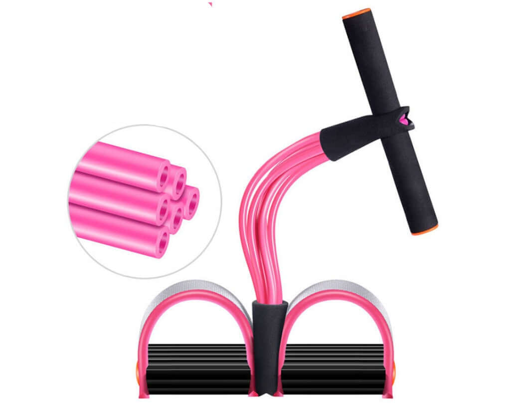 Natural Latex Foot Pedal Elastic Pull Rope Trainer