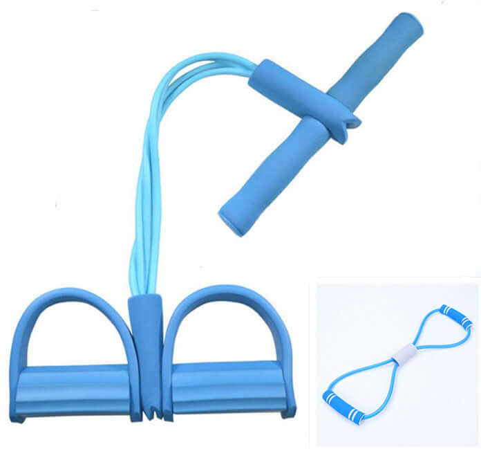 Natural Latex Foot Pedal Elastic Pull Rope Trainer