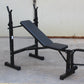 Olympic Weight Bench Press Set with Squat Rack