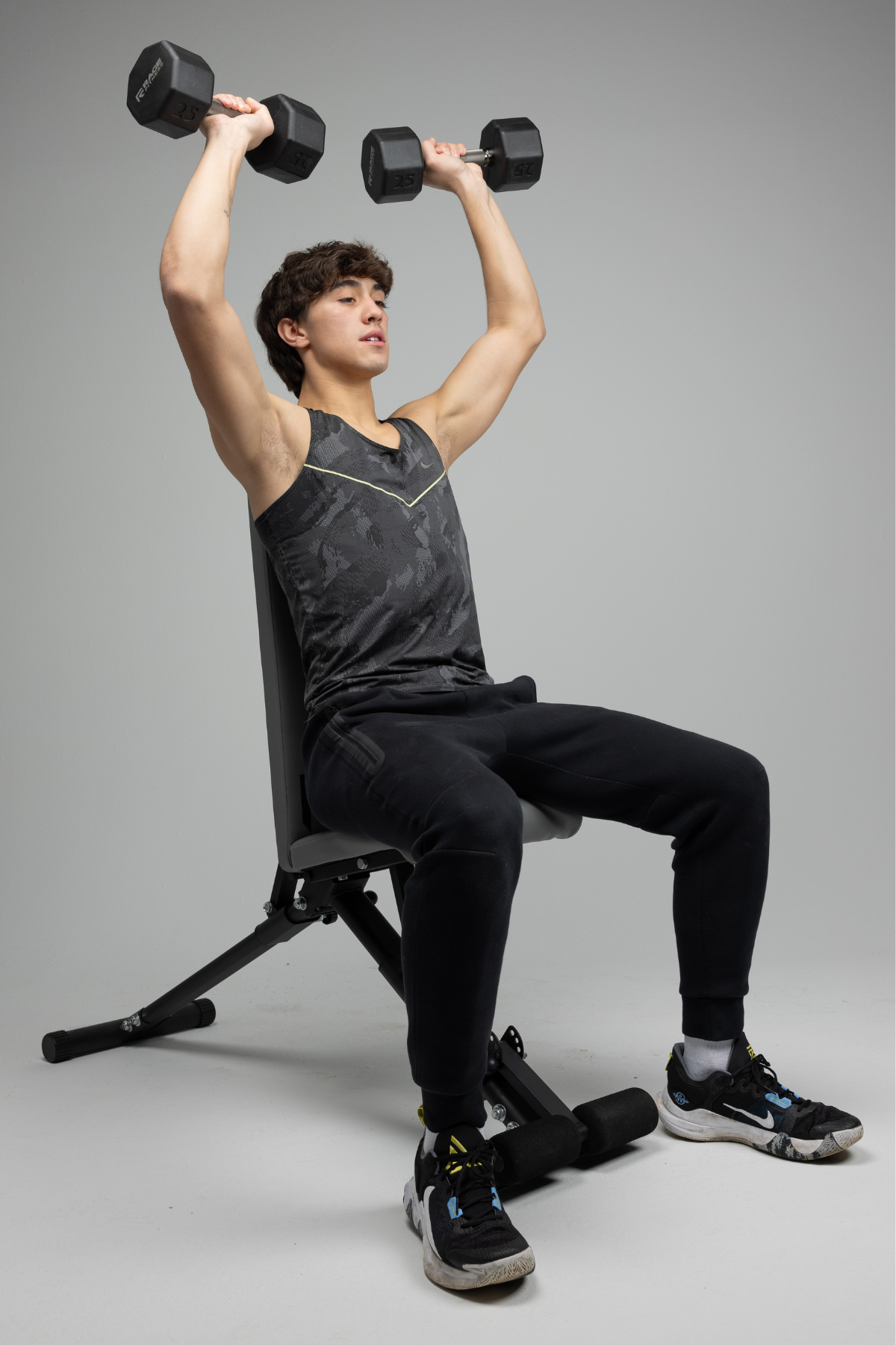 Octo Rubber Dumbbell for Home Strength Training Workouts