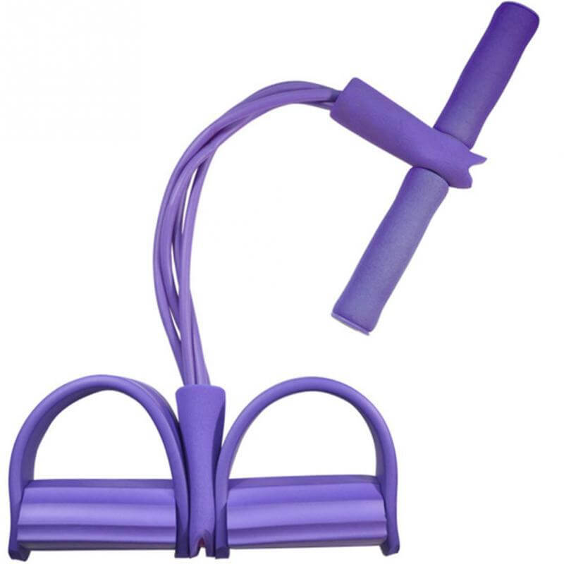 Natural Latex Foot Pedal Elastic Pull Rope Trainer