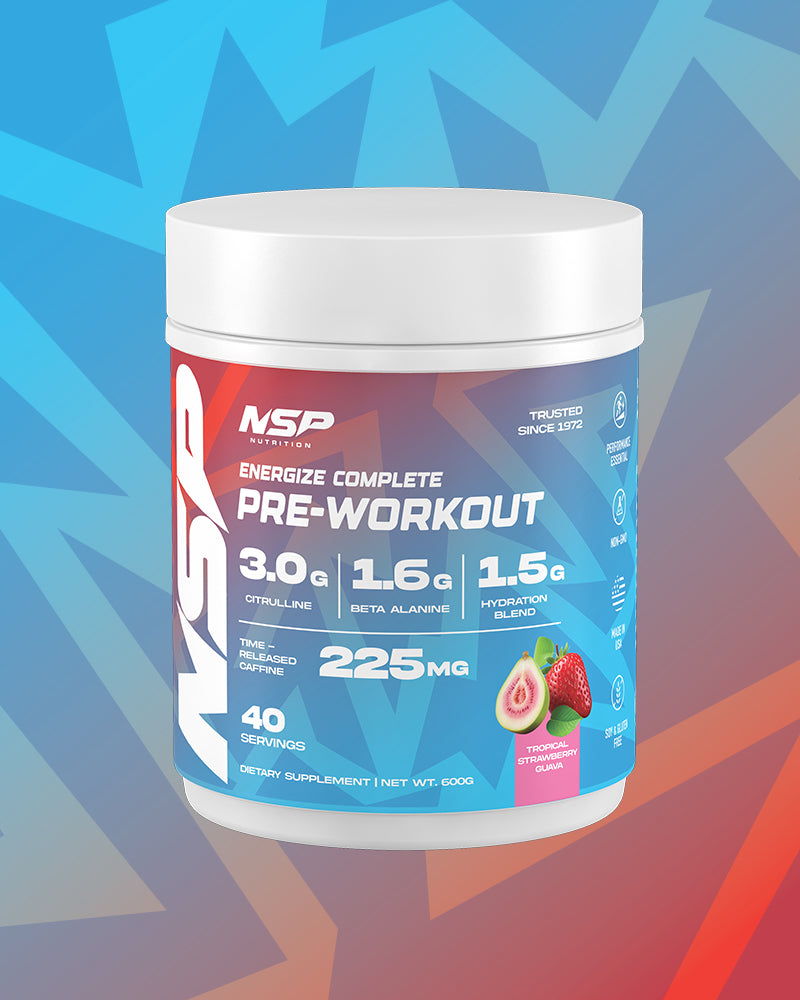 Energize Complete Pre Workout and Pump Blend Supplement