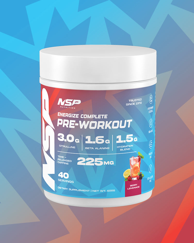 Energize Complete Pre Workout and Pump Blend Supplement