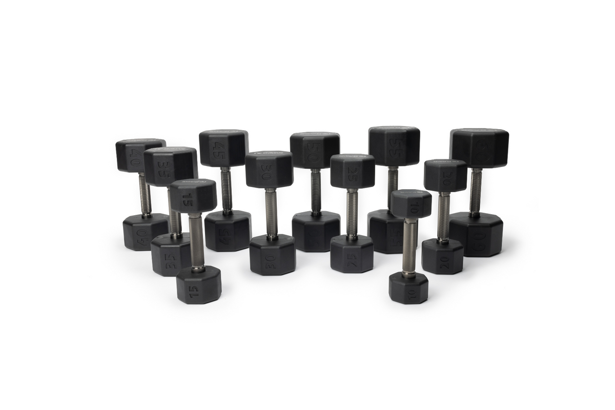 Octo Rubber Dumbbell for Home Strength Training Workouts