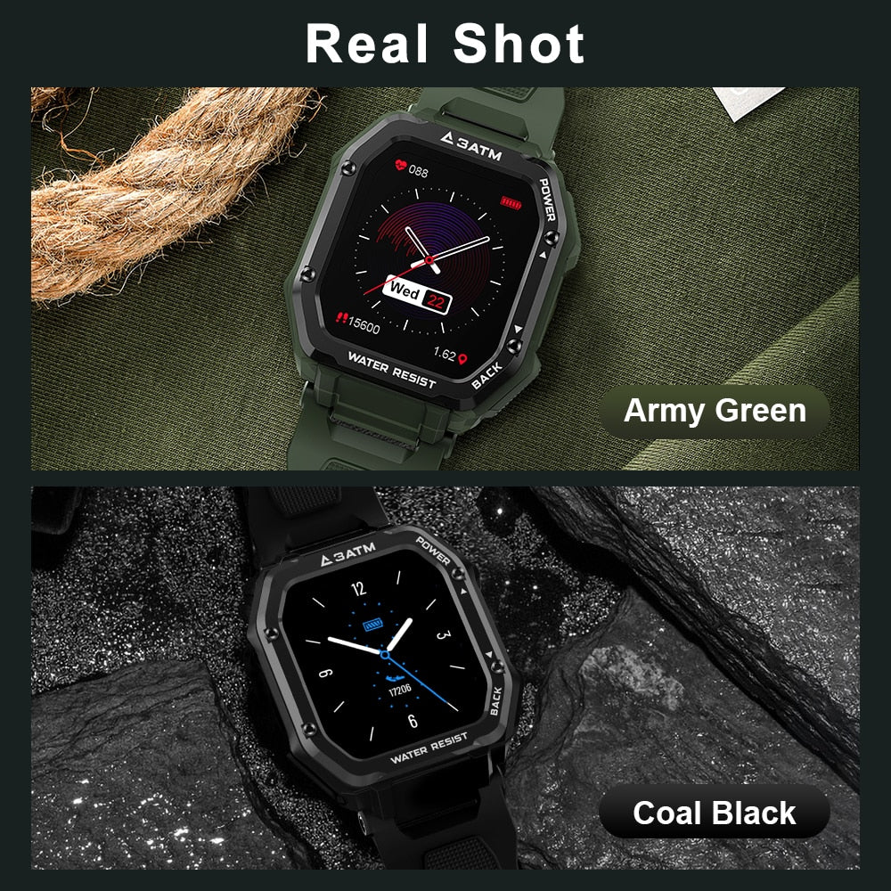 Rugged Smart Watch for Men Outdoor Sports