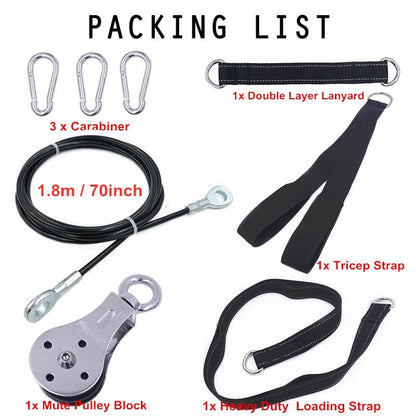Pulley Cable Machine Attachment for Home Gym