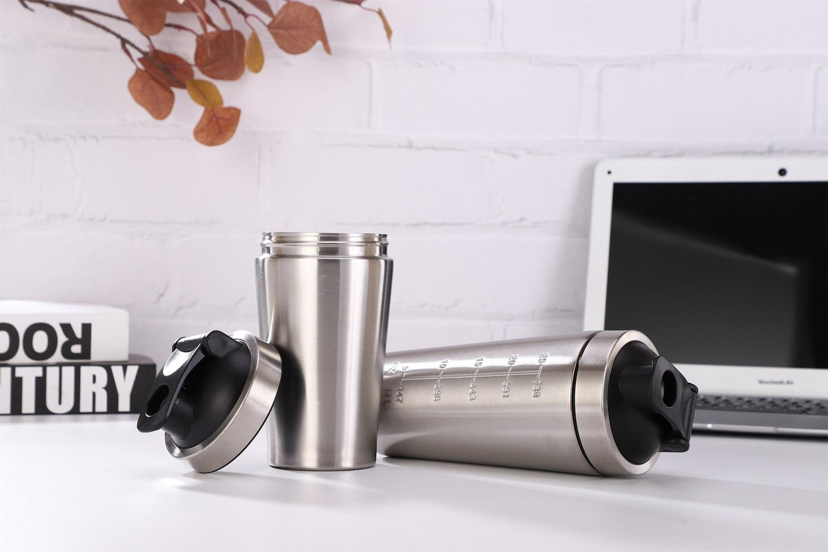 304 Stainless Steel Protein Shaker Bottle with Shake Ball