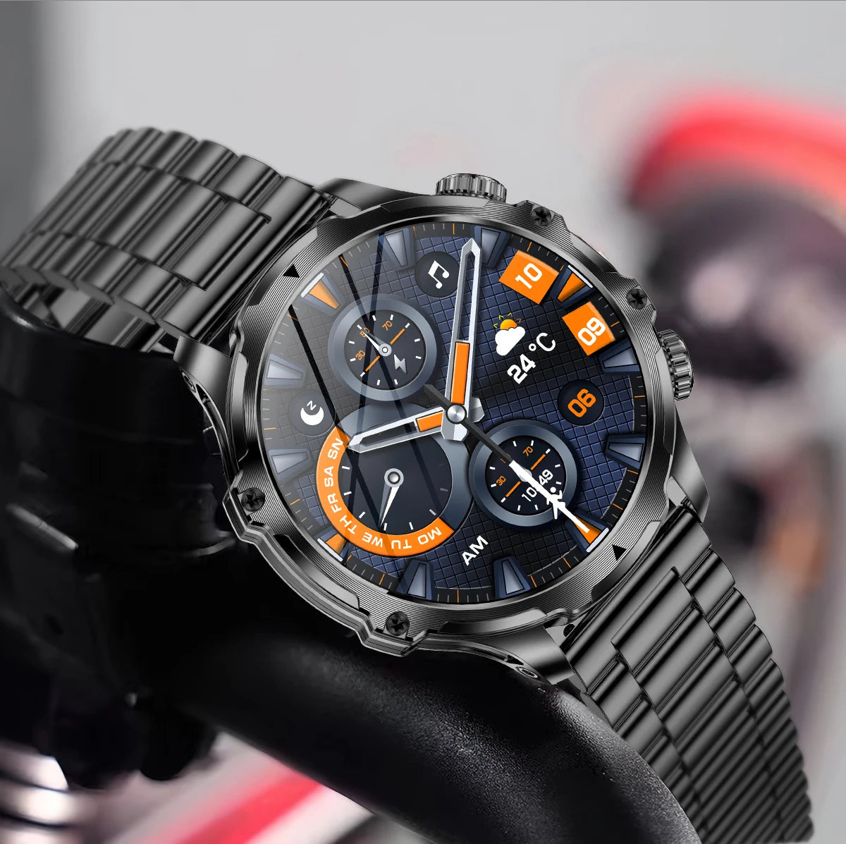 AK75 Smart Watch Flashlight Outdoor Sports Fitness Tracker