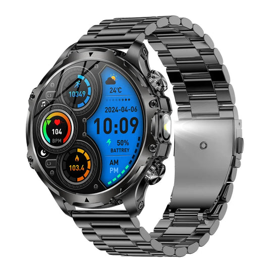 AK75 Smart Watch Flashlight Outdoor Sports Fitness Tracker