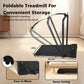 2 in 1 Folding Walking Pad Treadmill Portable