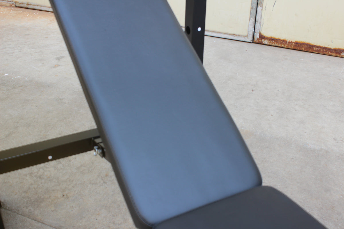 Olympic Weight Bench Press Set with Squat Rack