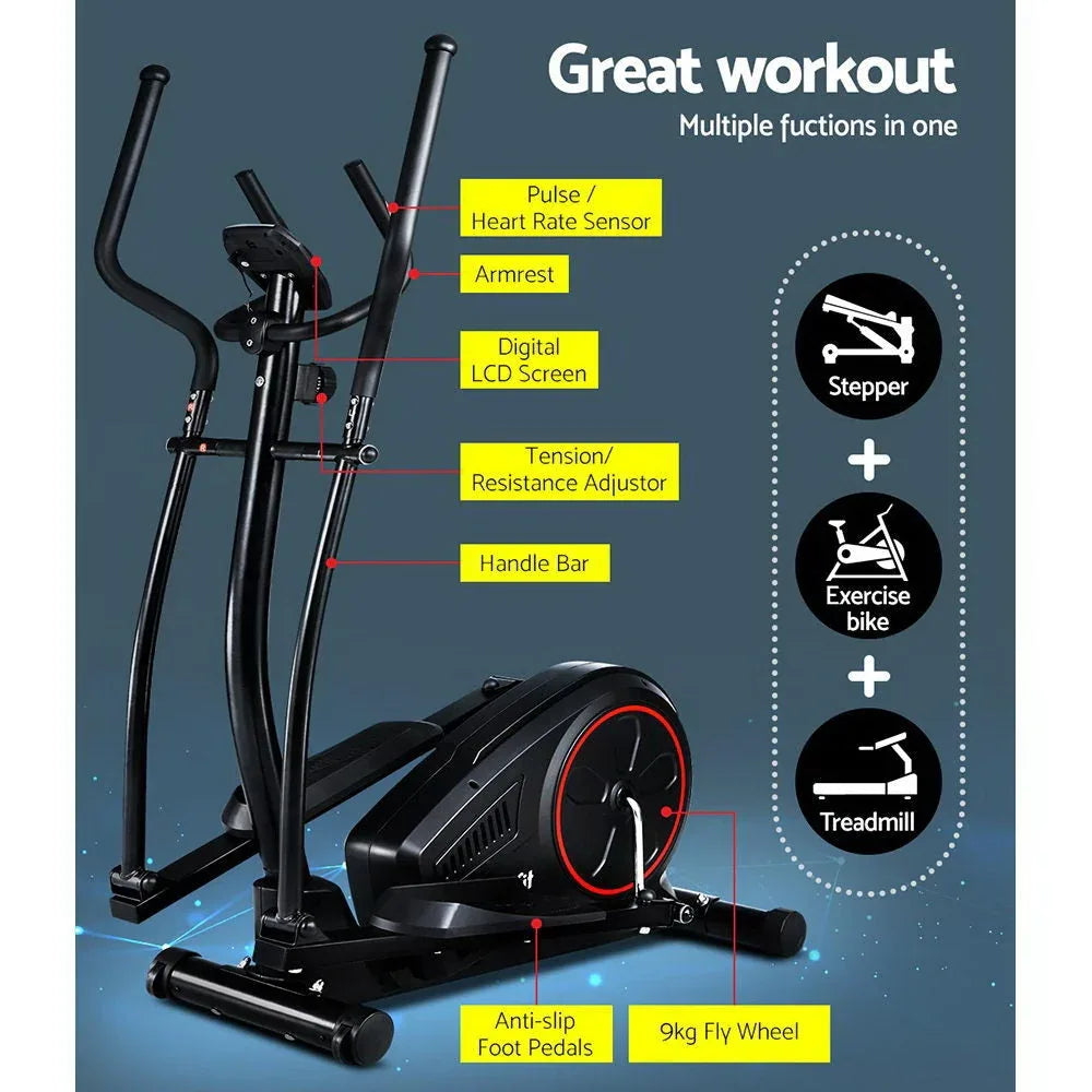 Elliptical Cross Trainer Exercise Bike Home Fitness