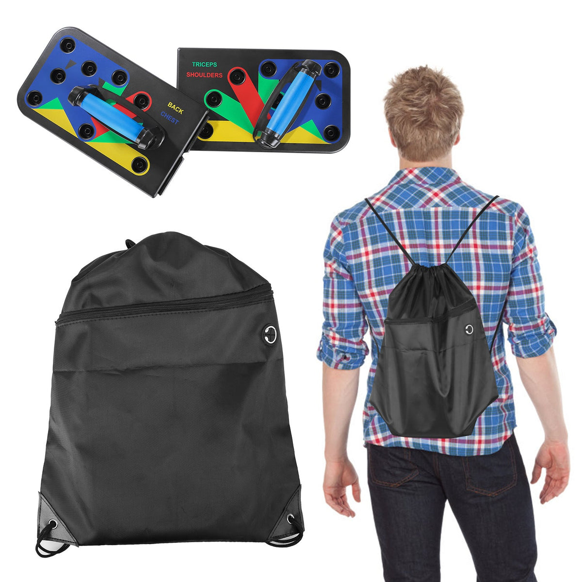 Foldable Multifunction Push Up Board Abs Exercise Equipment