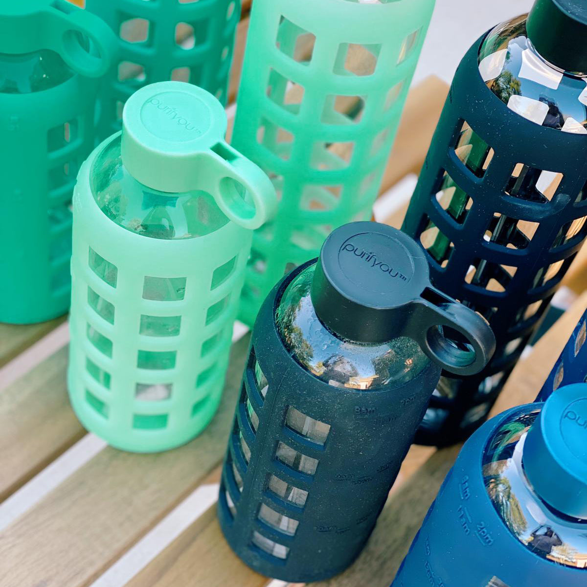 Glass Water Bottles for Daily Hydration Use