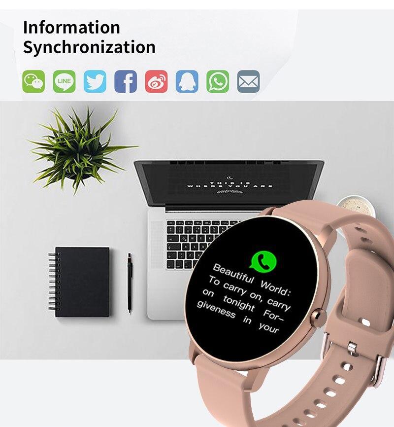 Fashion Waterproof Fitness Smart Watch Heart Rate Tracker