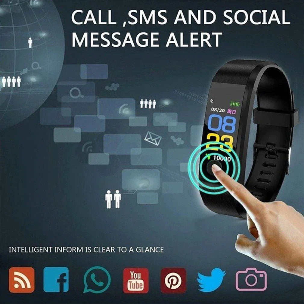 Smart Fitness Watch Activity Heart Rate Tracker Oxygen