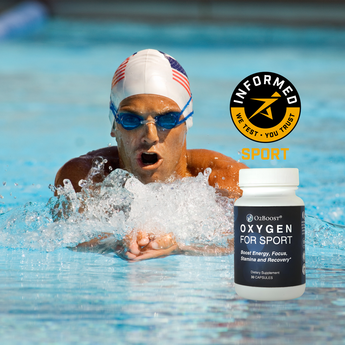 Oxygen for Sport Supplement for Active Fitness Support