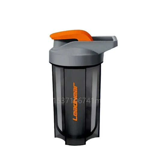 Portable 500ml Fitness Protein Shaker Bottle for Workouts