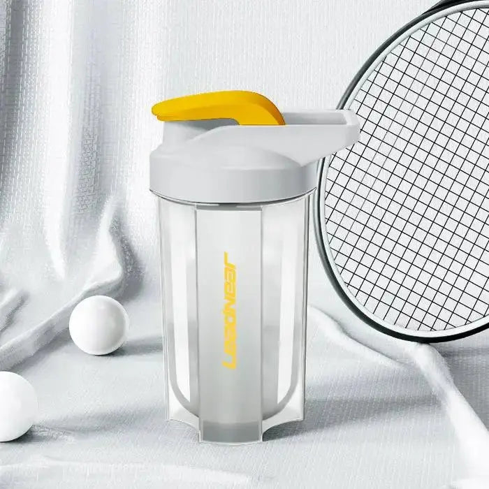 Portable 500ml Fitness Protein Shaker Bottle for Workouts