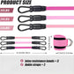 Ankle Straps Resistance Bands Fitness Workout Exercise Set