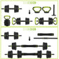 Adjustable Dumbbell Free Weight Set for Home Gym