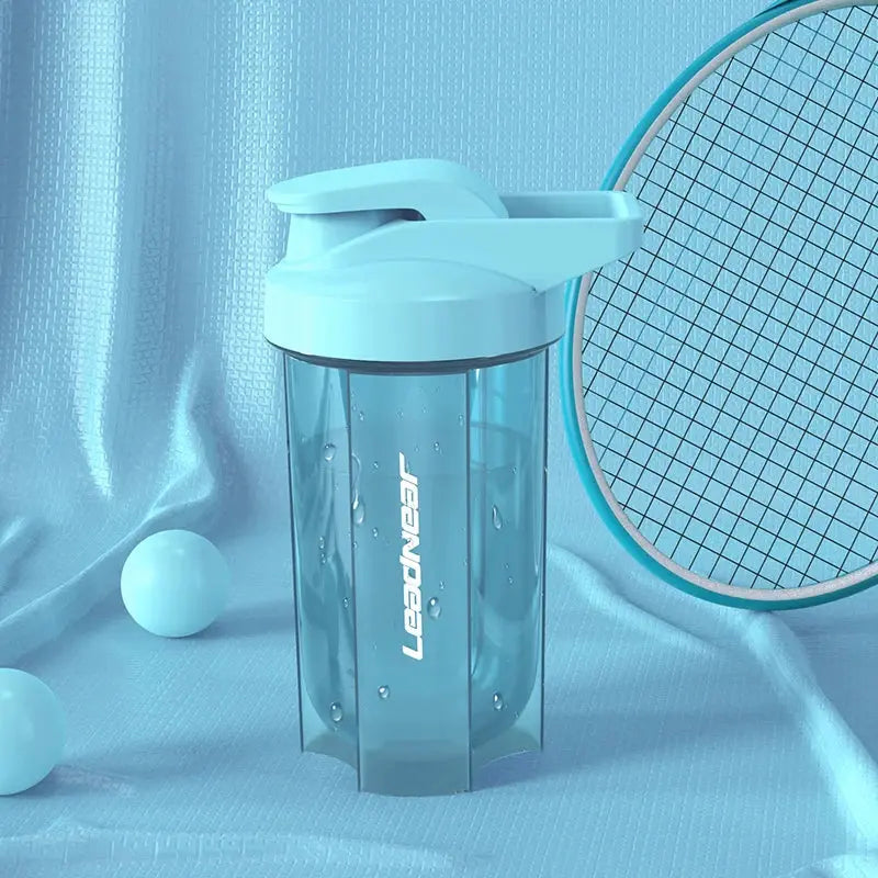 Portable 500ml Fitness Protein Shaker Bottle for Workouts