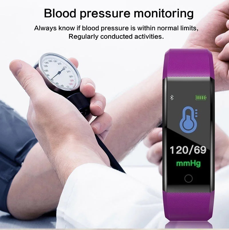 Smart Fitness Watch Activity Heart Rate Tracker Oxygen