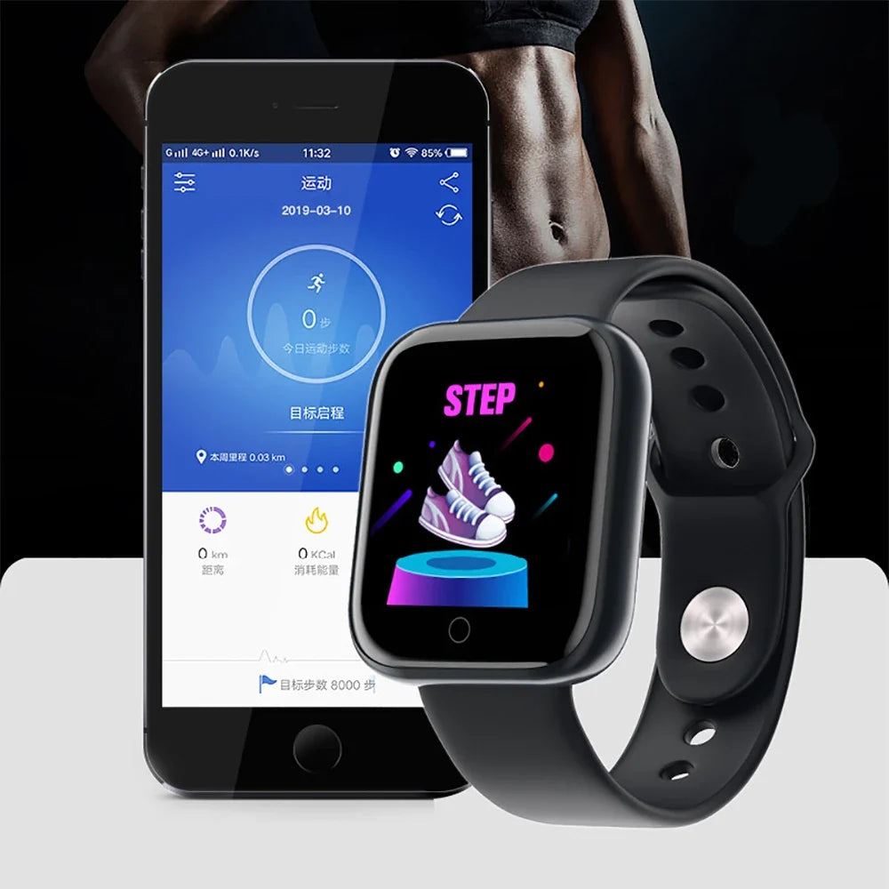 D20 Bluetooth Fitness Smart Watch Sleep Monitor