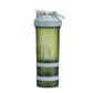 450ml Three Layer Plastic Protein Shaker Water Bottle