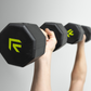 Octo Rubber Dumbbell for Home Strength Training Workouts
