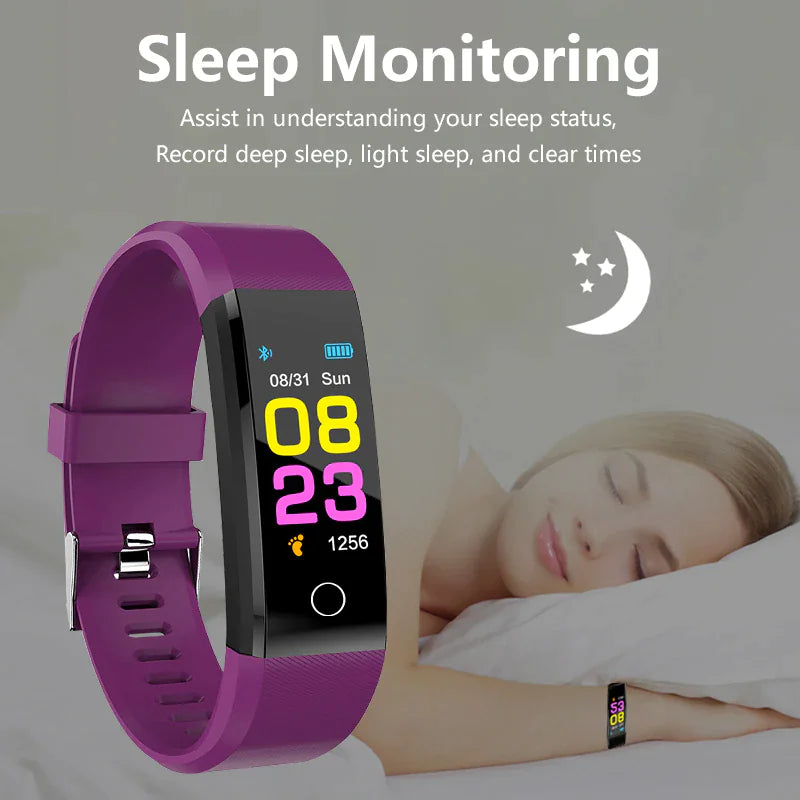 Smart Fitness Watch Activity Heart Rate Tracker Oxygen