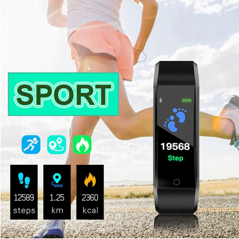 Smart Fitness Watch Activity Heart Rate Tracker Oxygen