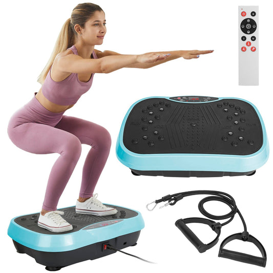 Whole Body Vibration Machine with Resistance Bands Remote