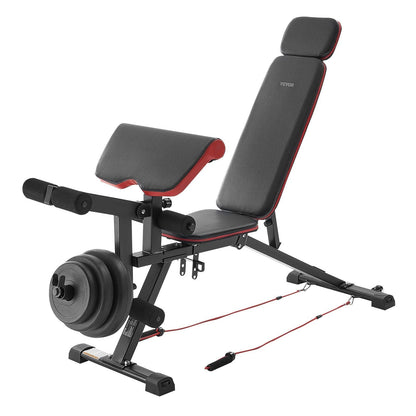 Adjustable Sit Up Weight Bench for Home Gym