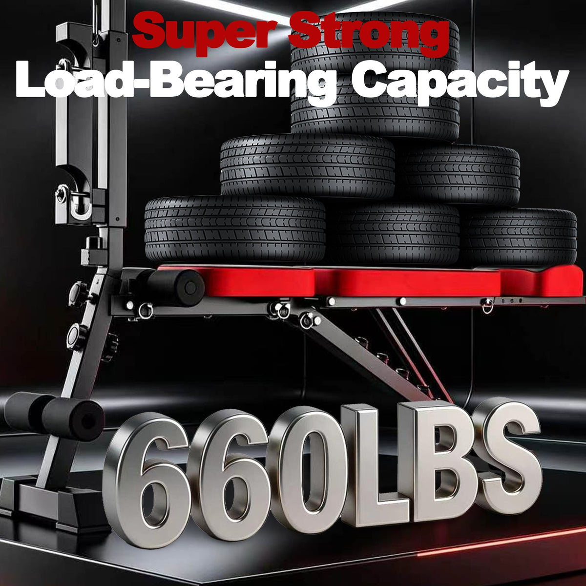 Multi Functional Weight Bench with Pulley Adjustable Backrest