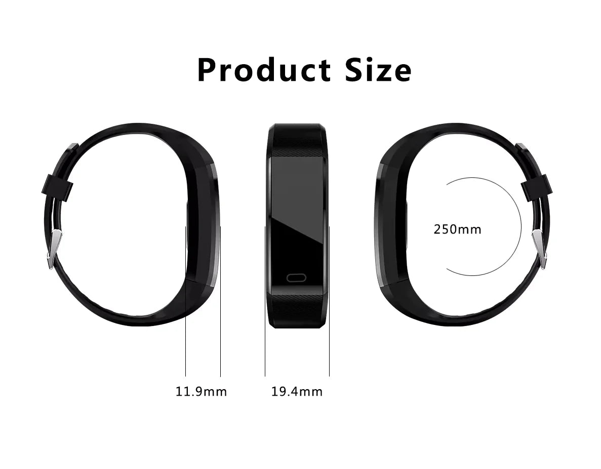Smart Fitness Watch Activity Heart Rate Tracker Oxygen